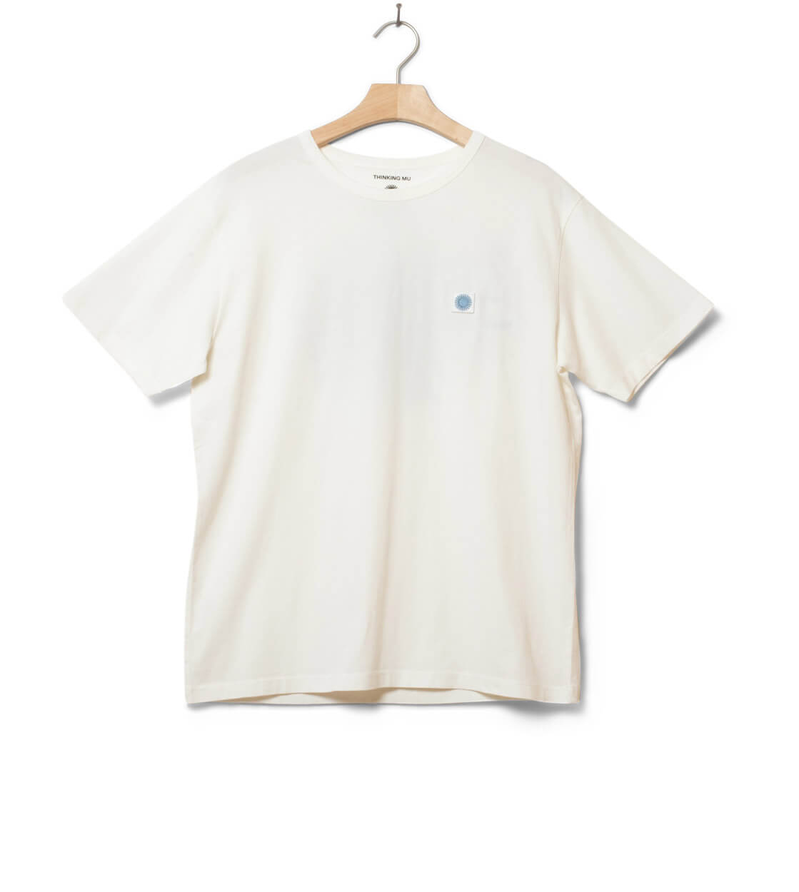 Thinking Mu T-Shirt Sol white indigo