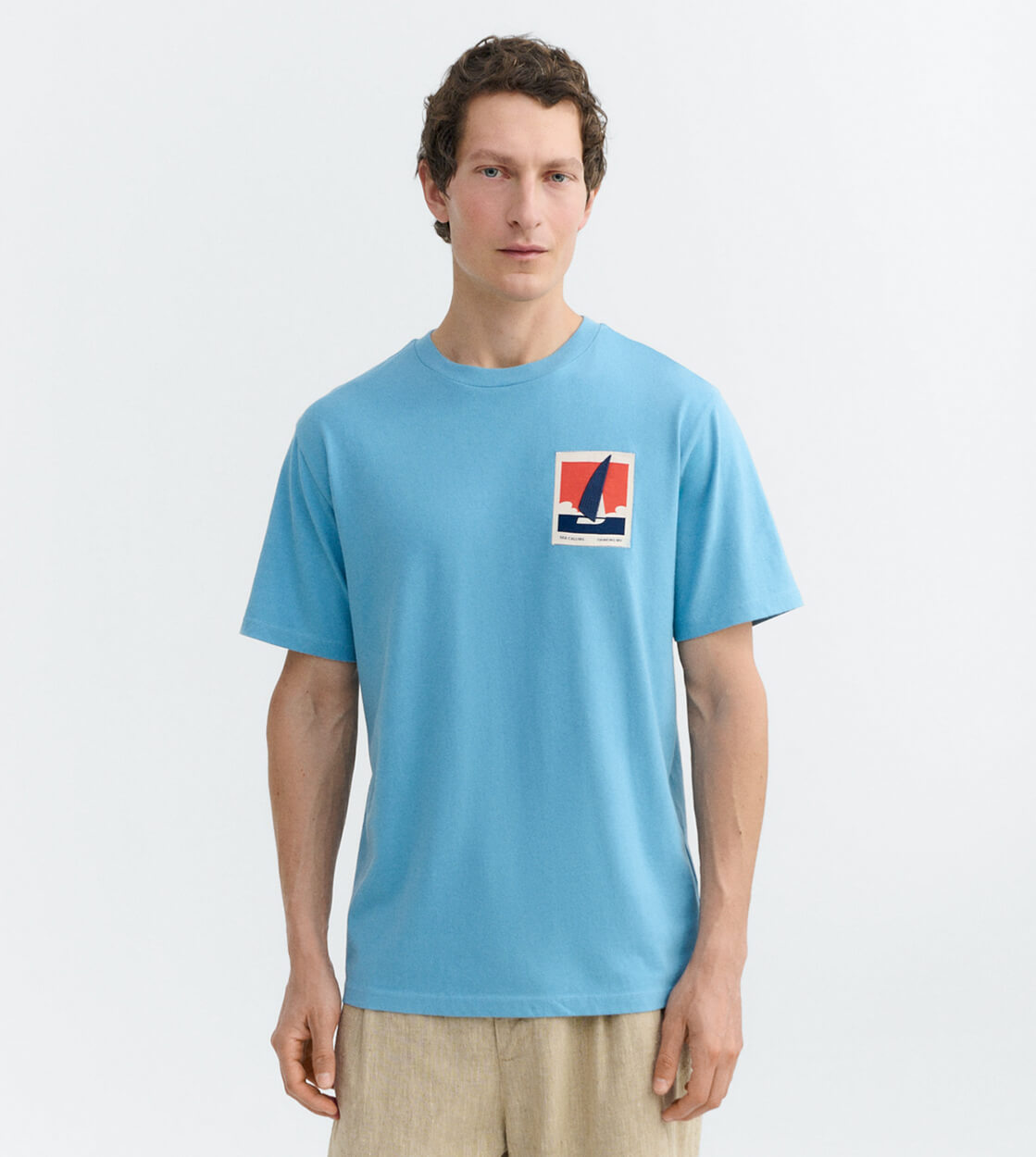 Thinking Mu T-Shirt Zach blue optimist