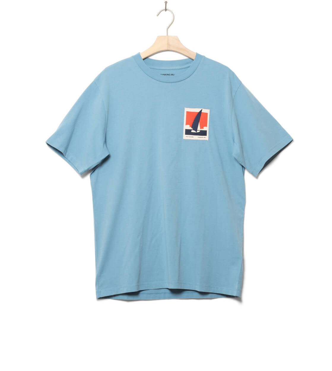 Thinking Mu T-Shirt Zach blue optimist