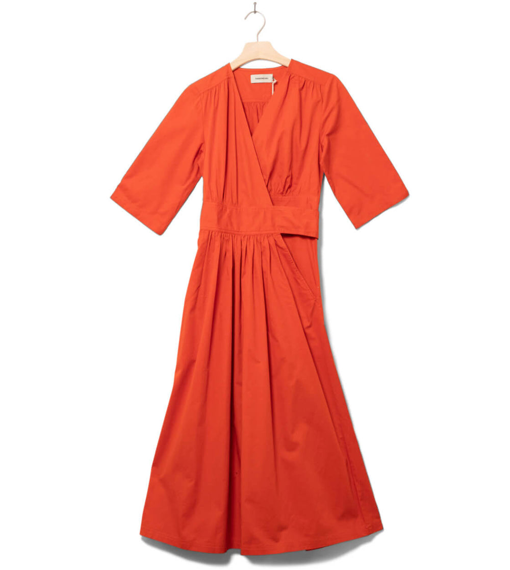 Thinking Mu W Dress Angelica red pumpkin