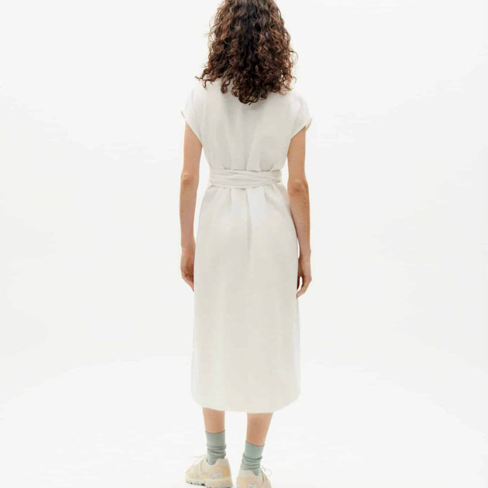 
                      
                        Thinking Mu W Dress Gretel white undyed loop
                      
                    