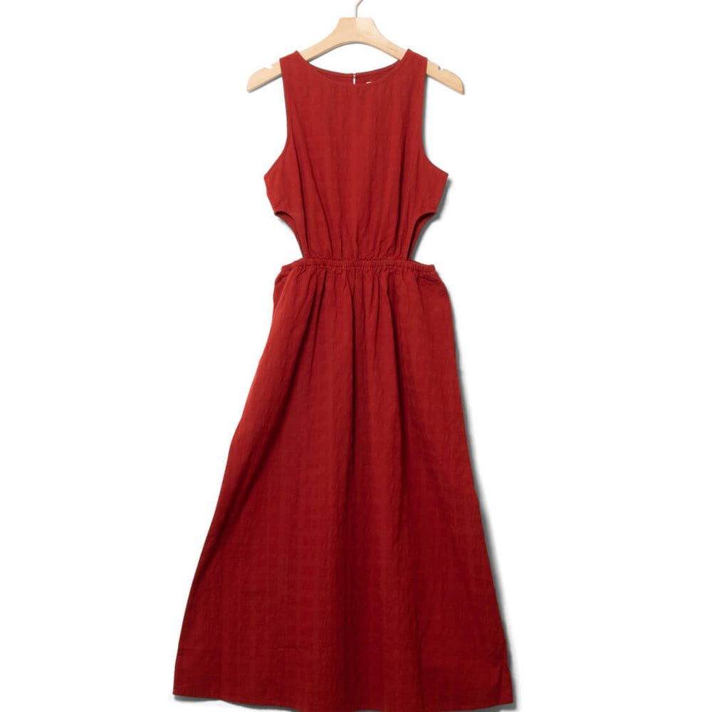 Thinking Mu W Dress Kin red orangered cuadrito