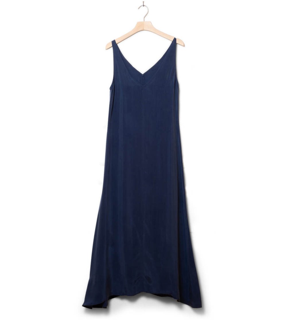 Thinking Mu W Dress Sade blue cobalt