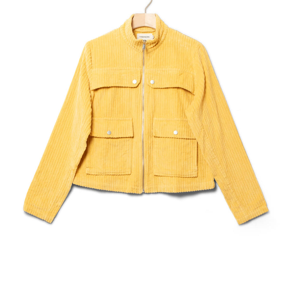 Thinking Mu W Jacket Celia yellow butter