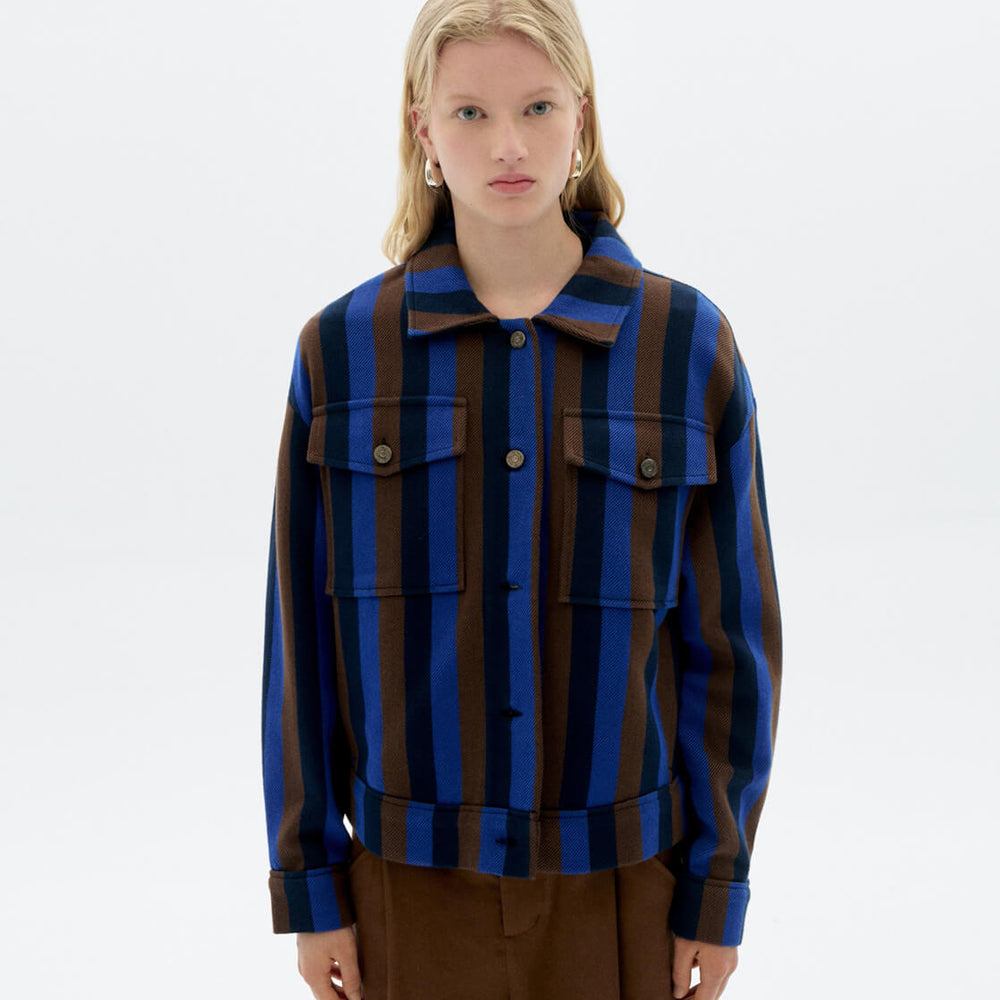 Thinking Mu W Jacket Frans blue totenham blanket