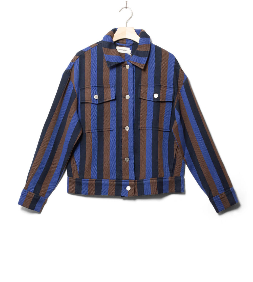 Thinking Mu W Jacket Frans blue totenham blanket