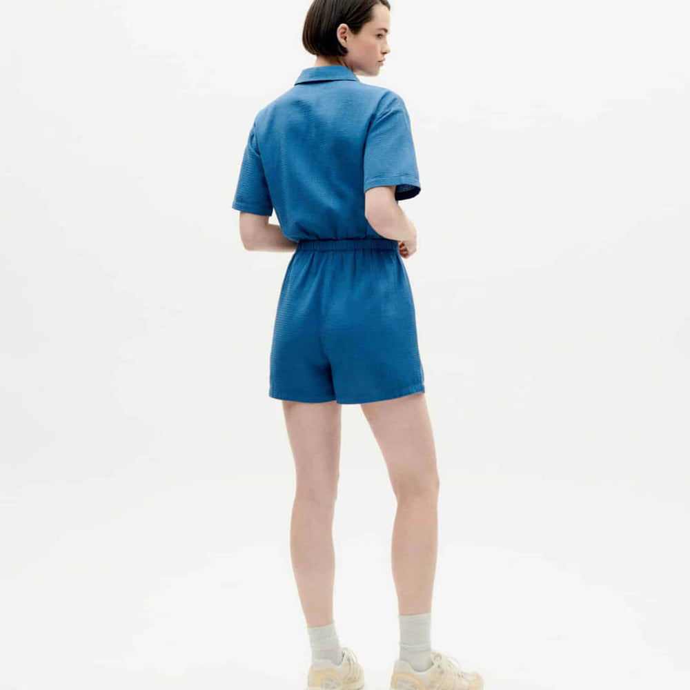 
                      
                        Thinking Mu W Jumpsuit Agata blue dark heritage loop
                      
                    