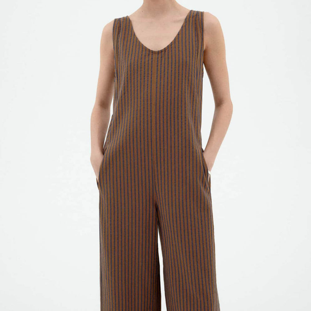 
                      
                        Thinking Mu W Jumpsuit Janis brown stripes
                      
                    