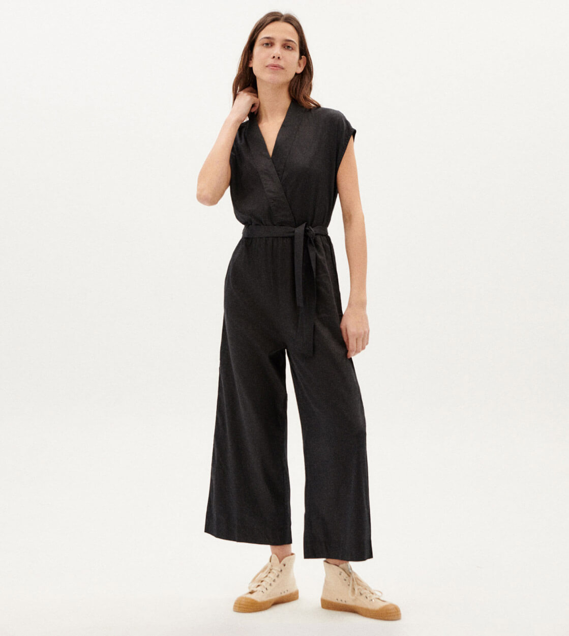 Thinking Mu W Jumpsuit Malawi black