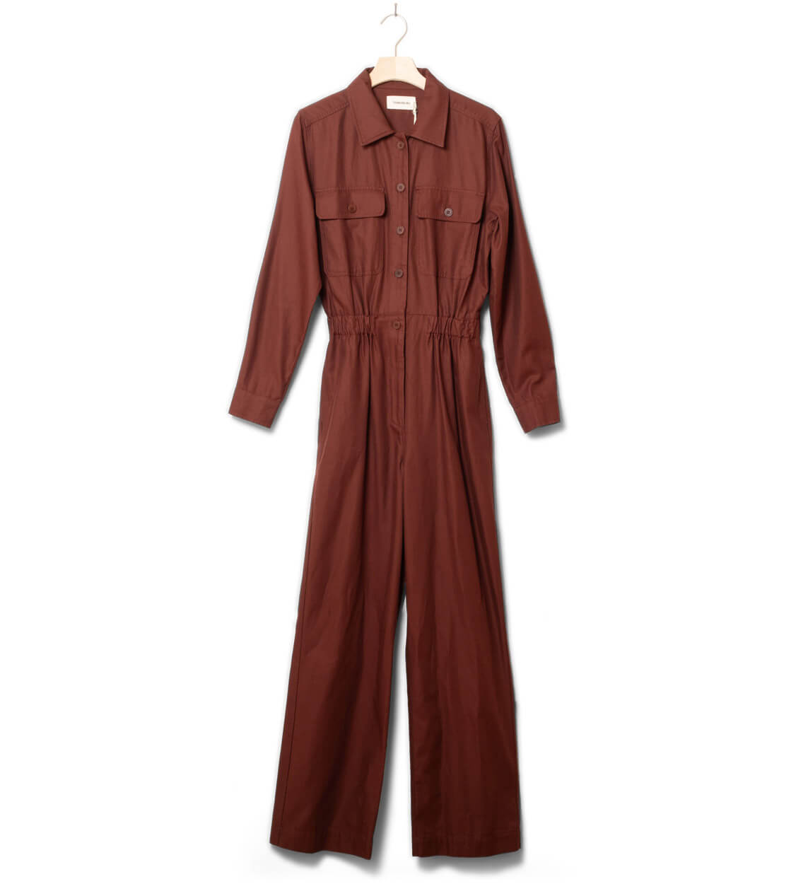 Thinking Mu W Jumpsuit Montana brown coffee