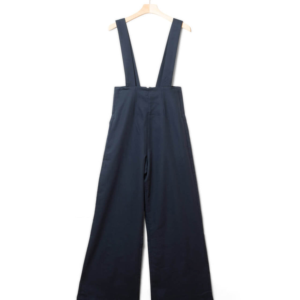 Thinking Mu W Jumpsuit Pia blue blueberry