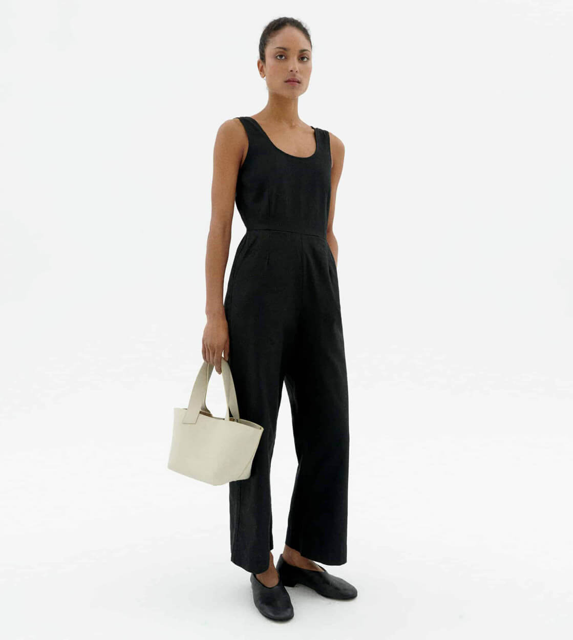 Thinking Mu W Jumpsuit Rafflesia black