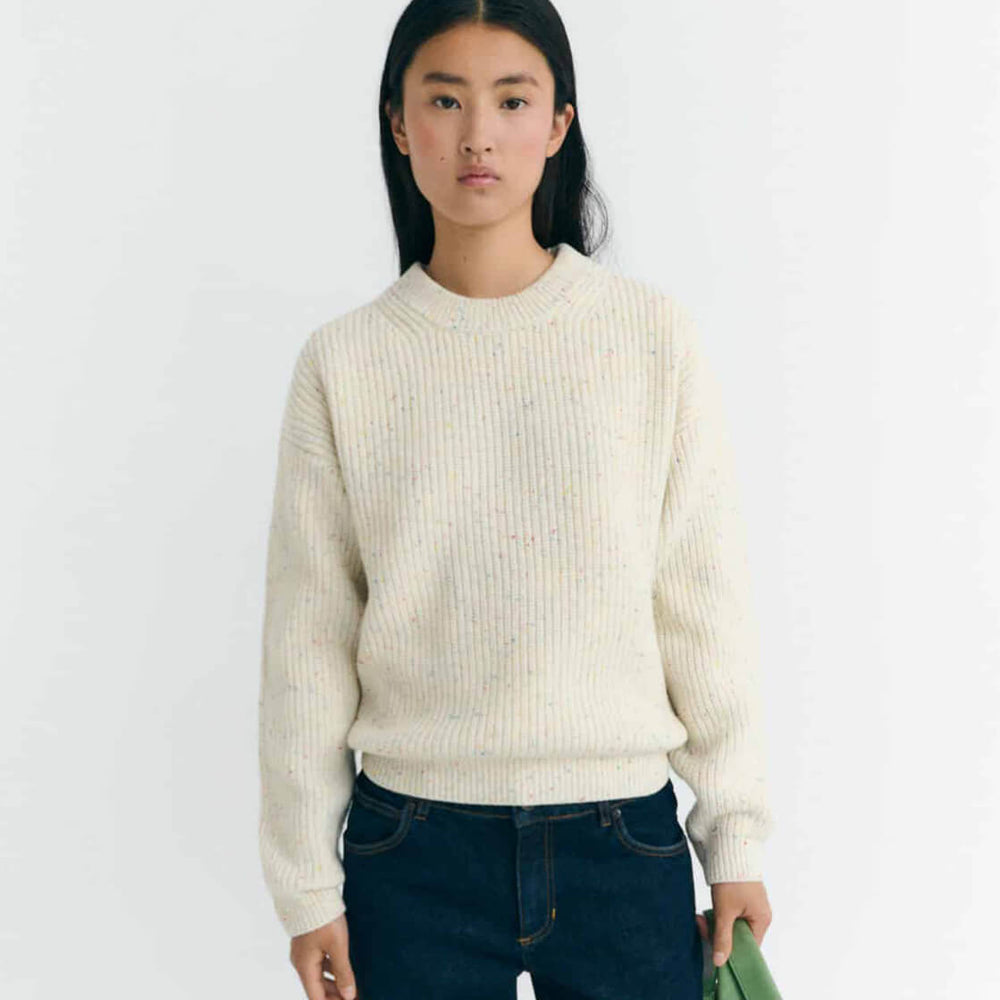 Thinking Mu W Knit Carmen beige ecru
