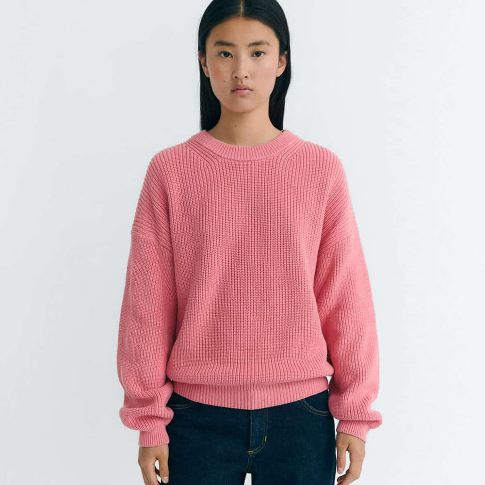 Thinking Mu W Knit Carmen pink coral