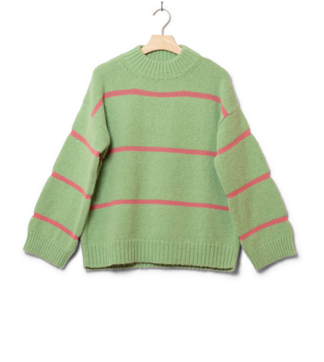 Thinking Mu W Knit Madi Stripes green parrot