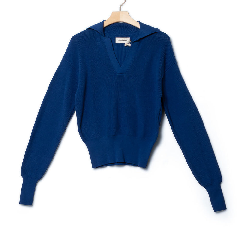 Thinking Mu W Knit Sara blue navy