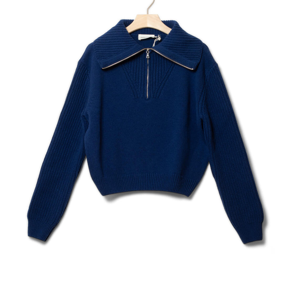 Thinking Mu W Knit Tanit blue indigo