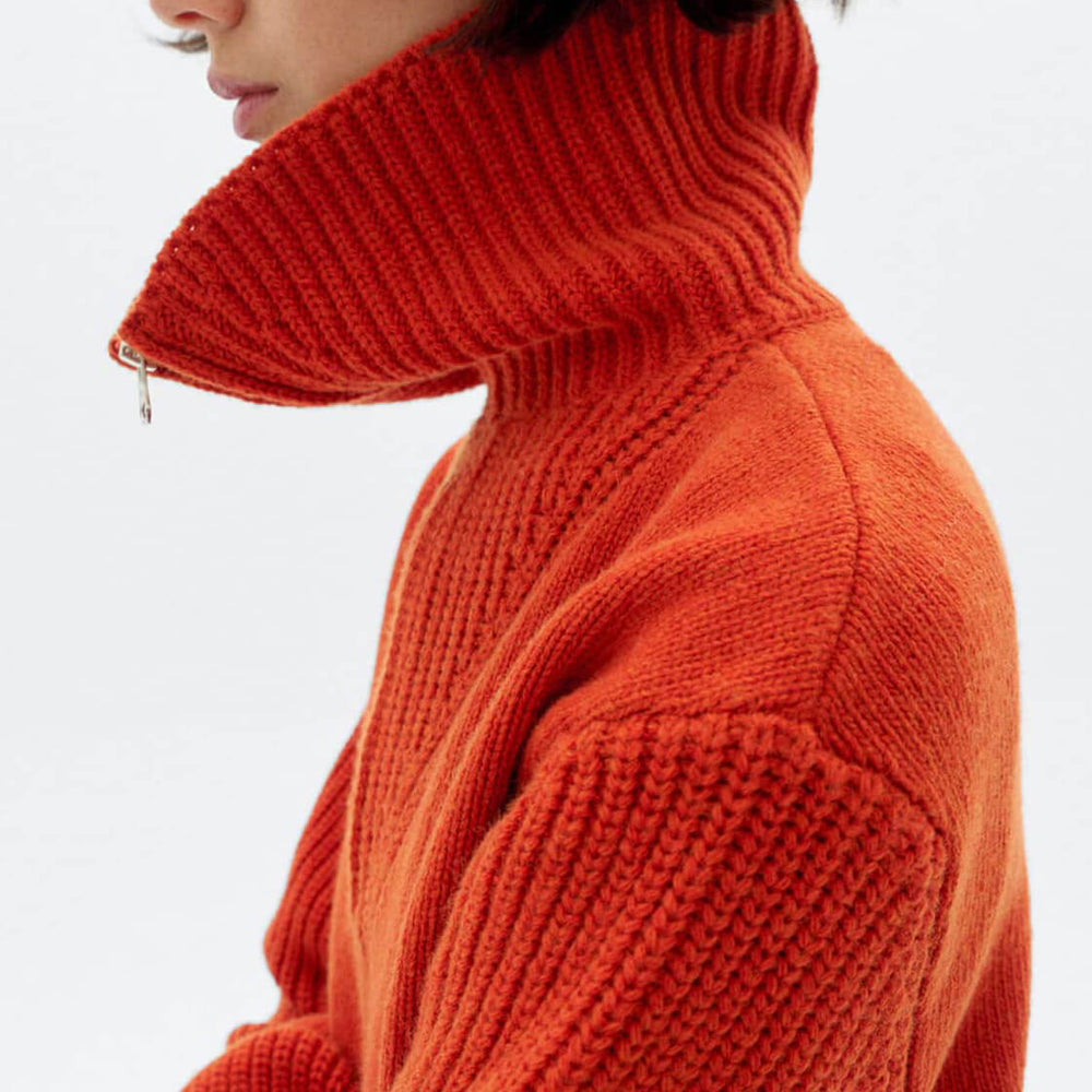 
                      
                        Thinking Mu W Knit Tanit orange apricot
                      
                    