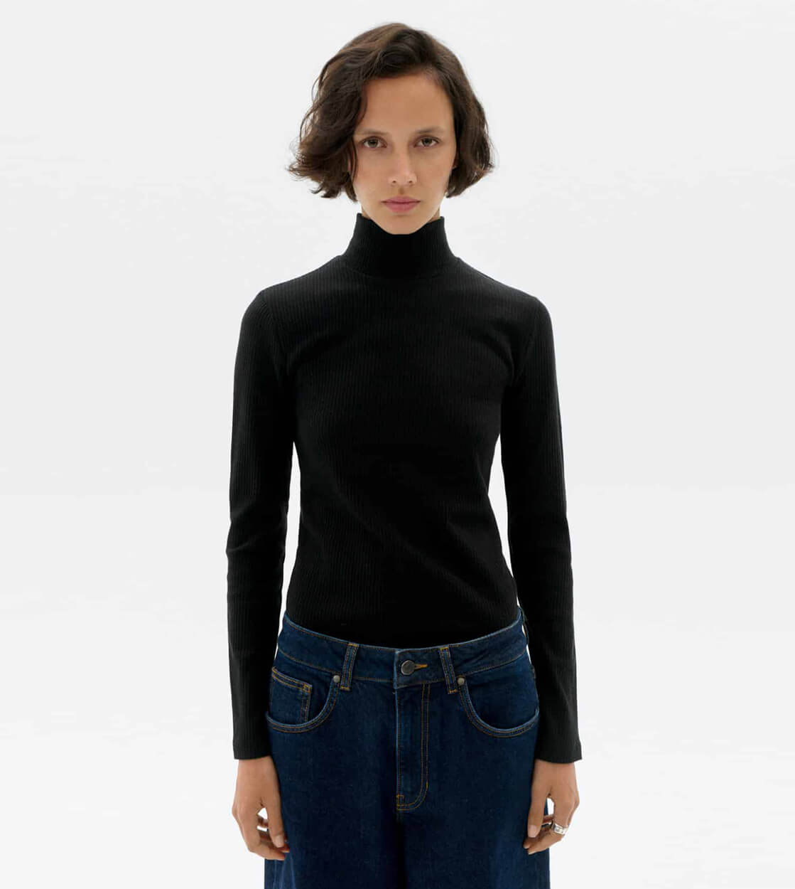 Thinking Mu W Longsleeve Aine Hemp black
