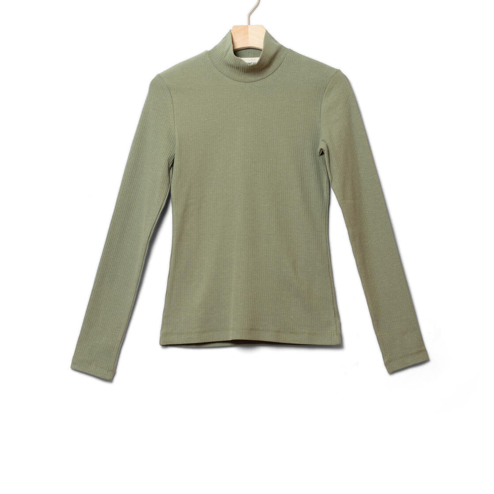 Thinking Mu W Longsleeve Aine Hemp green light eucalyptus