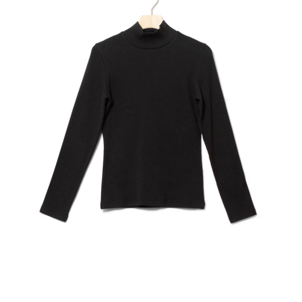 Thinking Mu W Longsleeve Aine Rib black