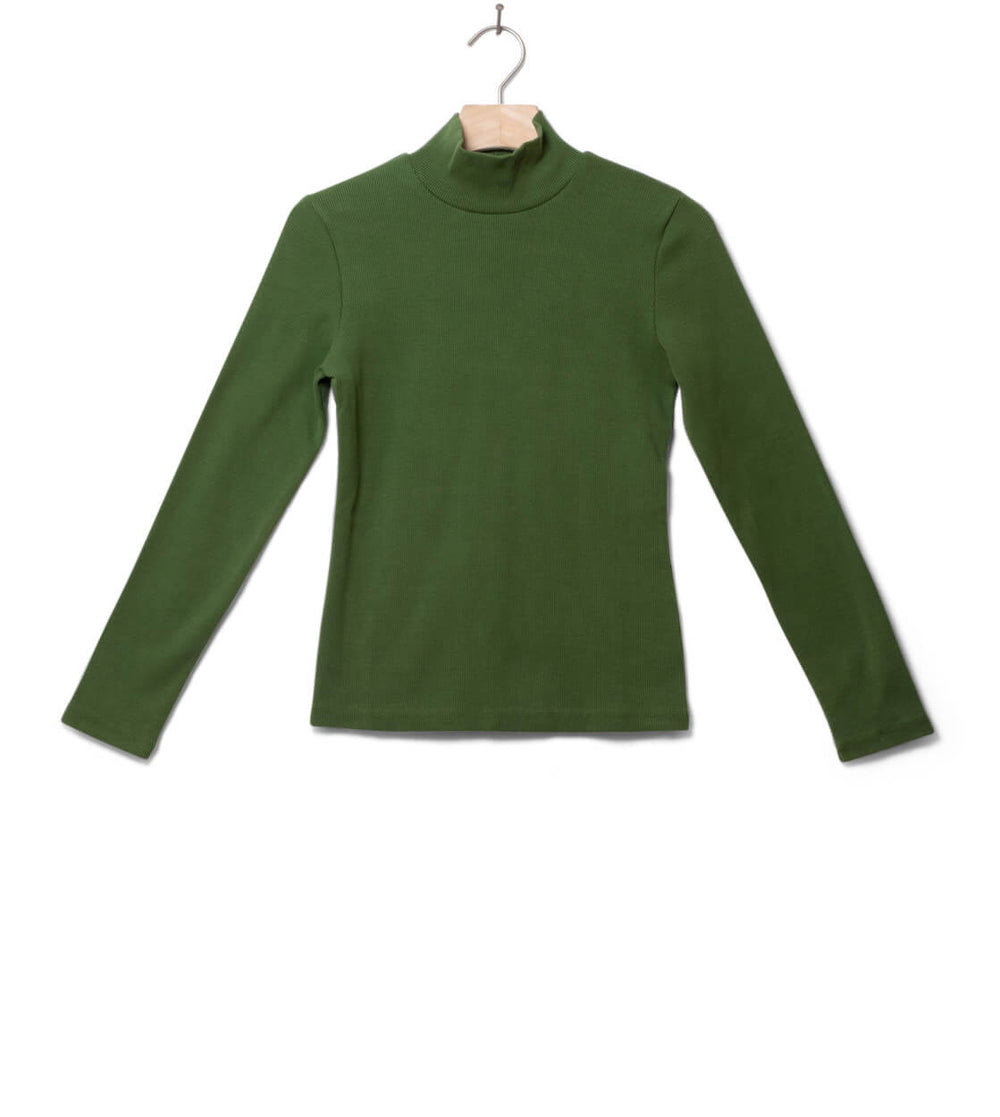 Thinking Mu W Longsleeve Aine green garden rib