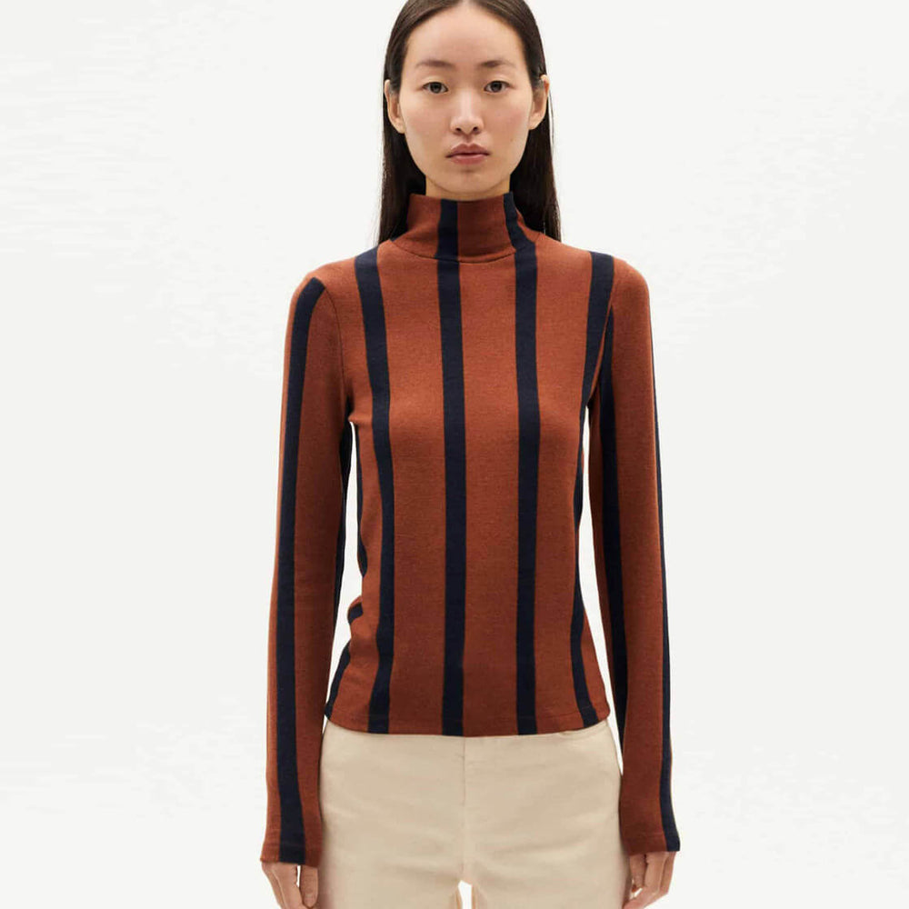 Thinking Mu W Longsleeve Ellen brown toasted navy