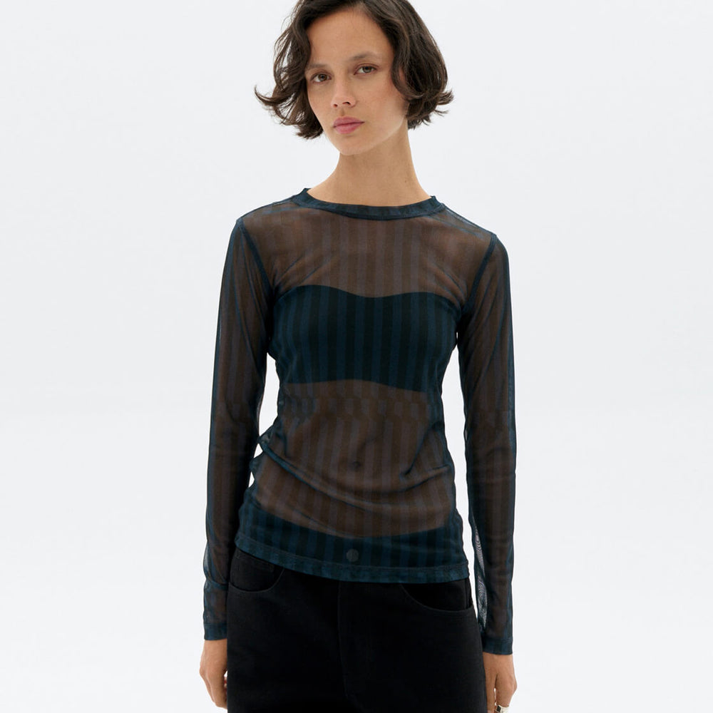 Thinking Mu W Longsleeve Esque blue tere