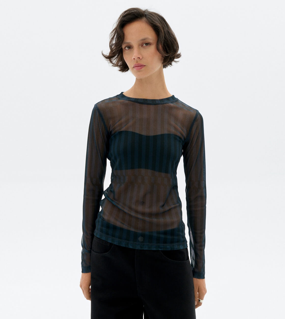 Thinking Mu W Longsleeve Esque blue tere