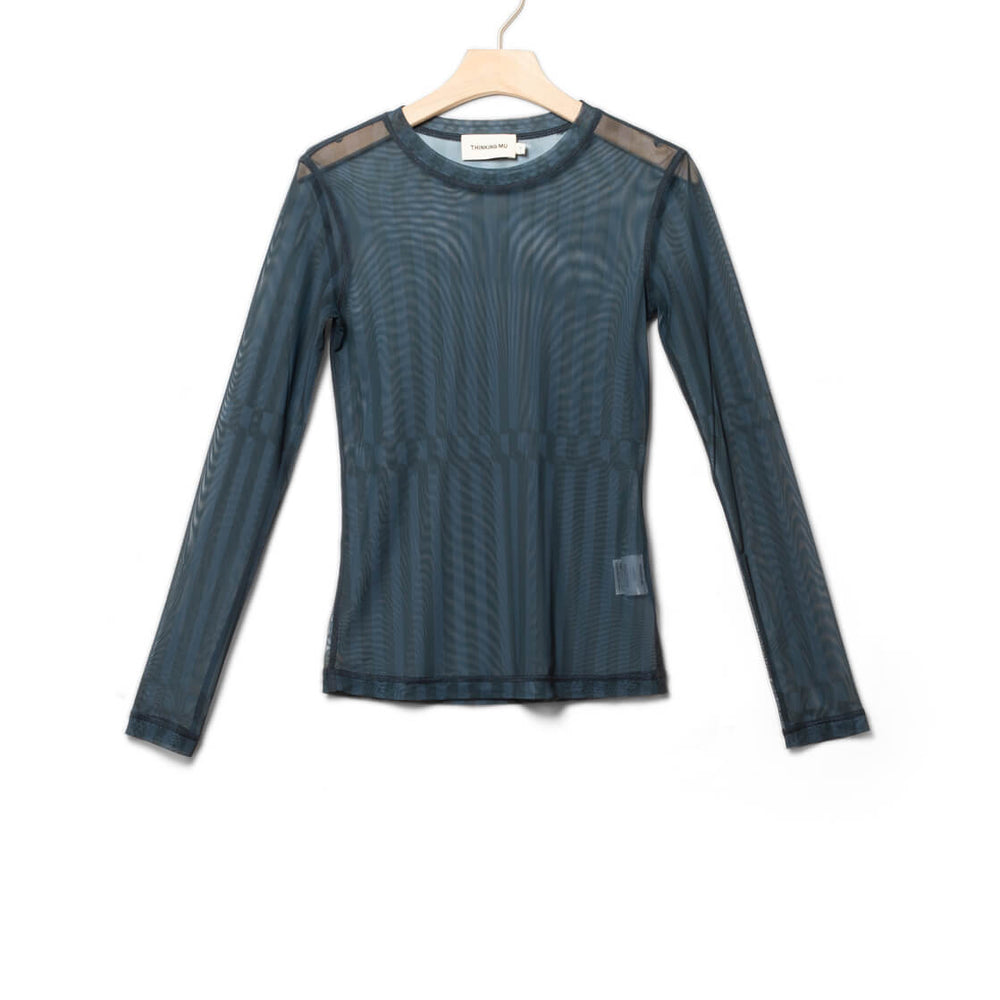 Thinking Mu W Longsleeve Esque blue tere