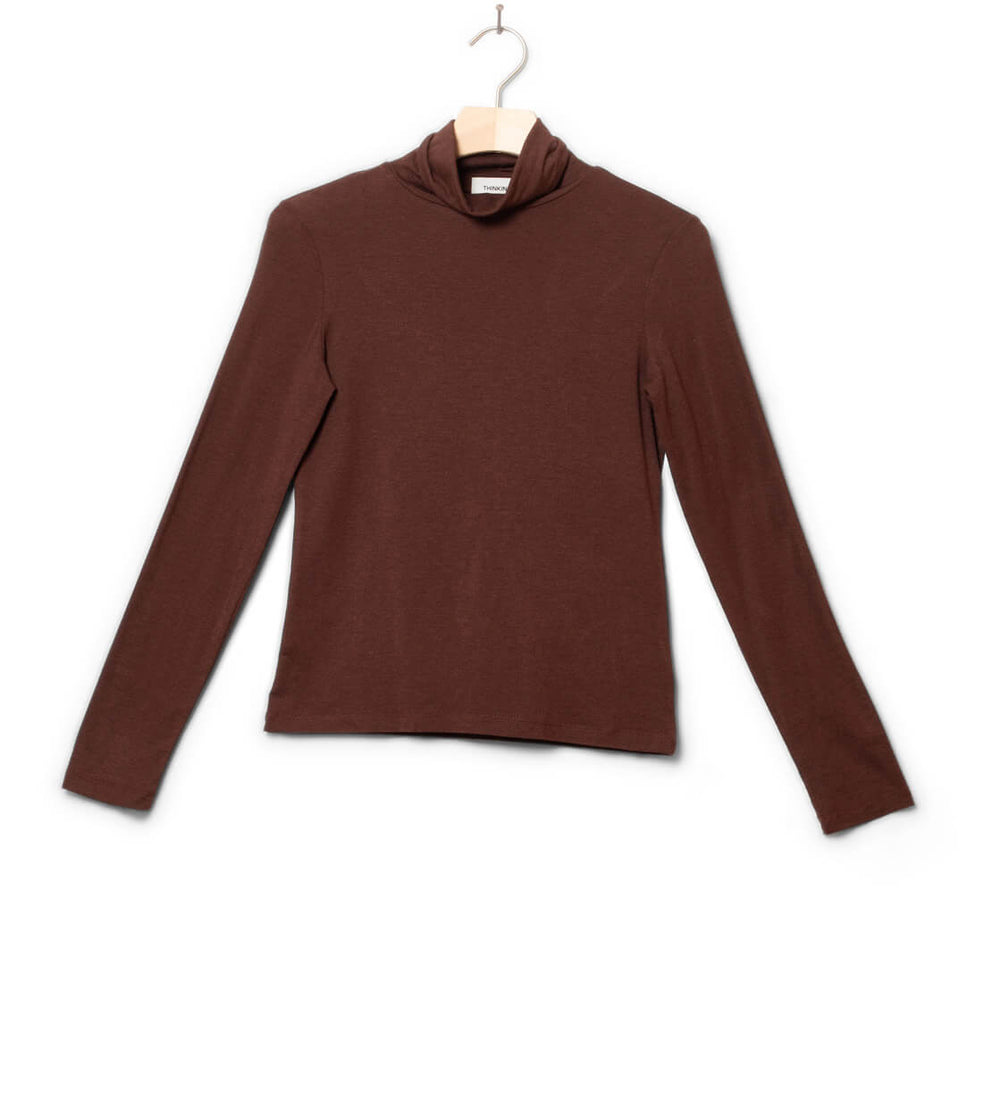 Thinking Mu W Longsleeve Noe Cachemire brown dark