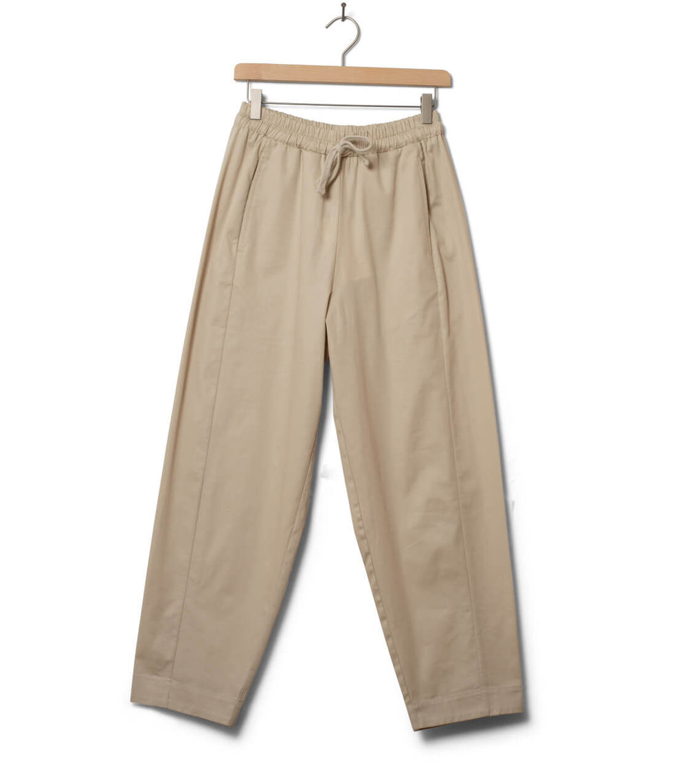 Thinking Mu W Pants Esther beige fog seacell