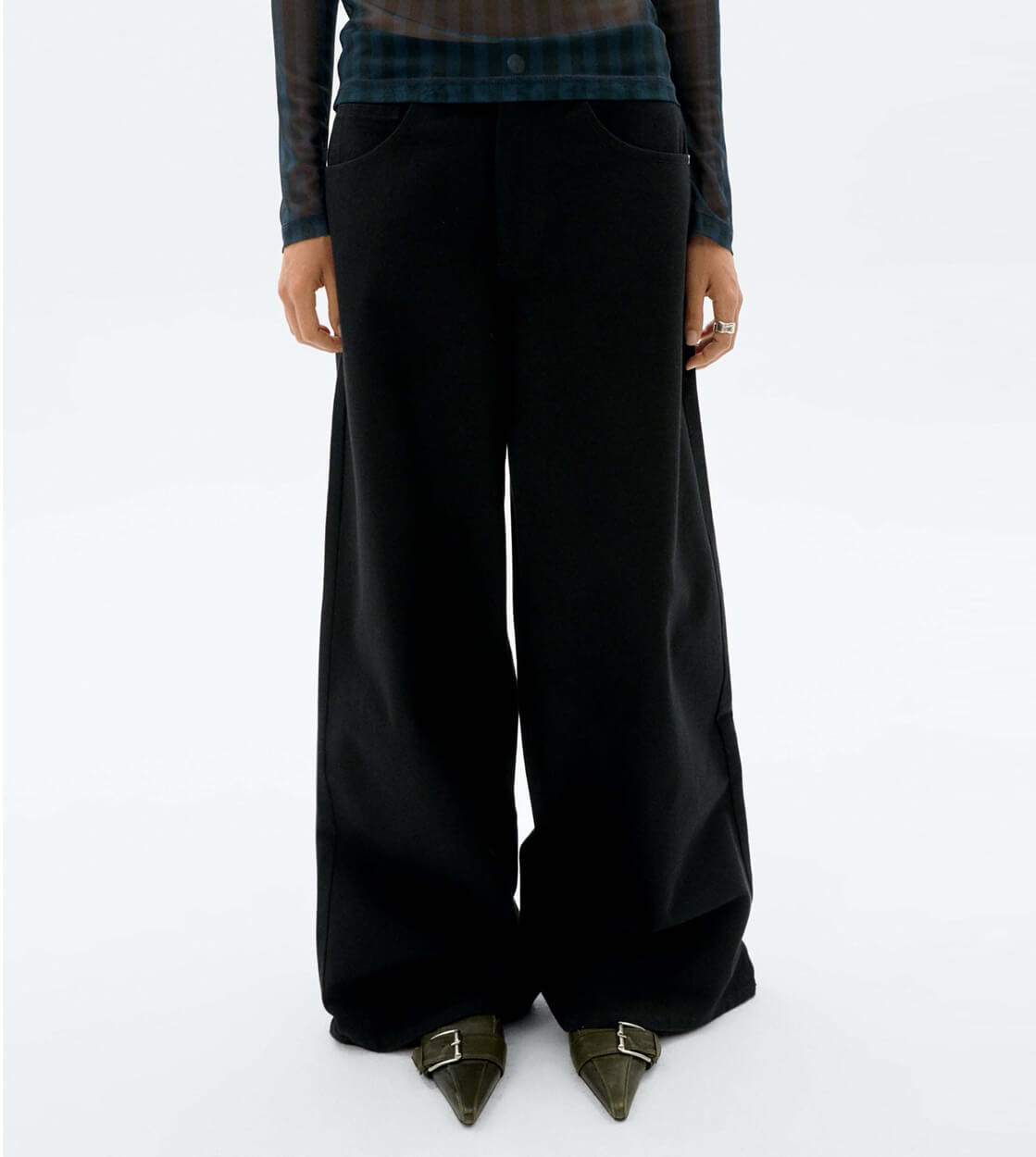 Thinking Mu W Pants Hedda Denim black