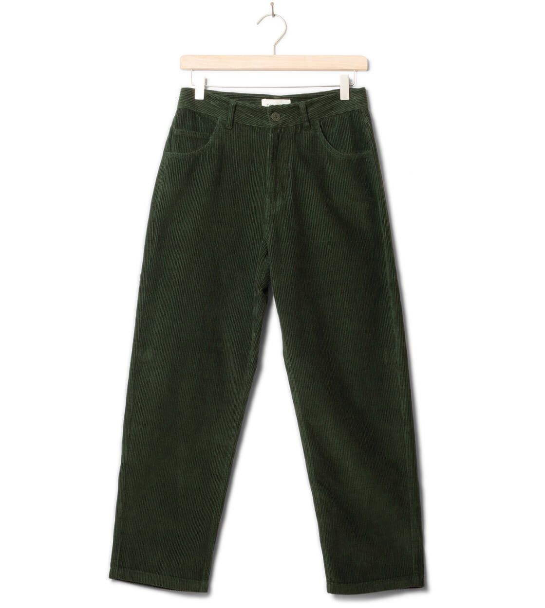 Thinking Mu W Pants Nele Corduroy green bottle