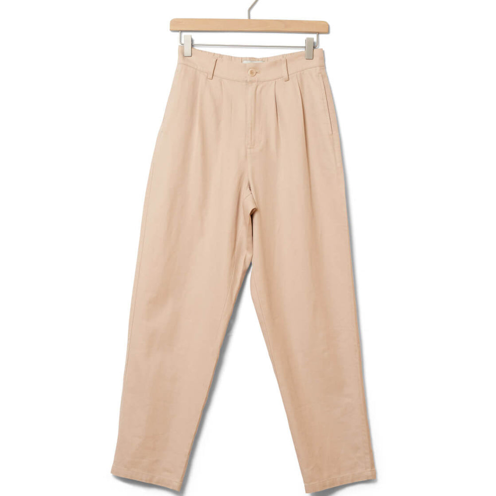 Thinking Mu W Pants Rina Hemp beige pearl