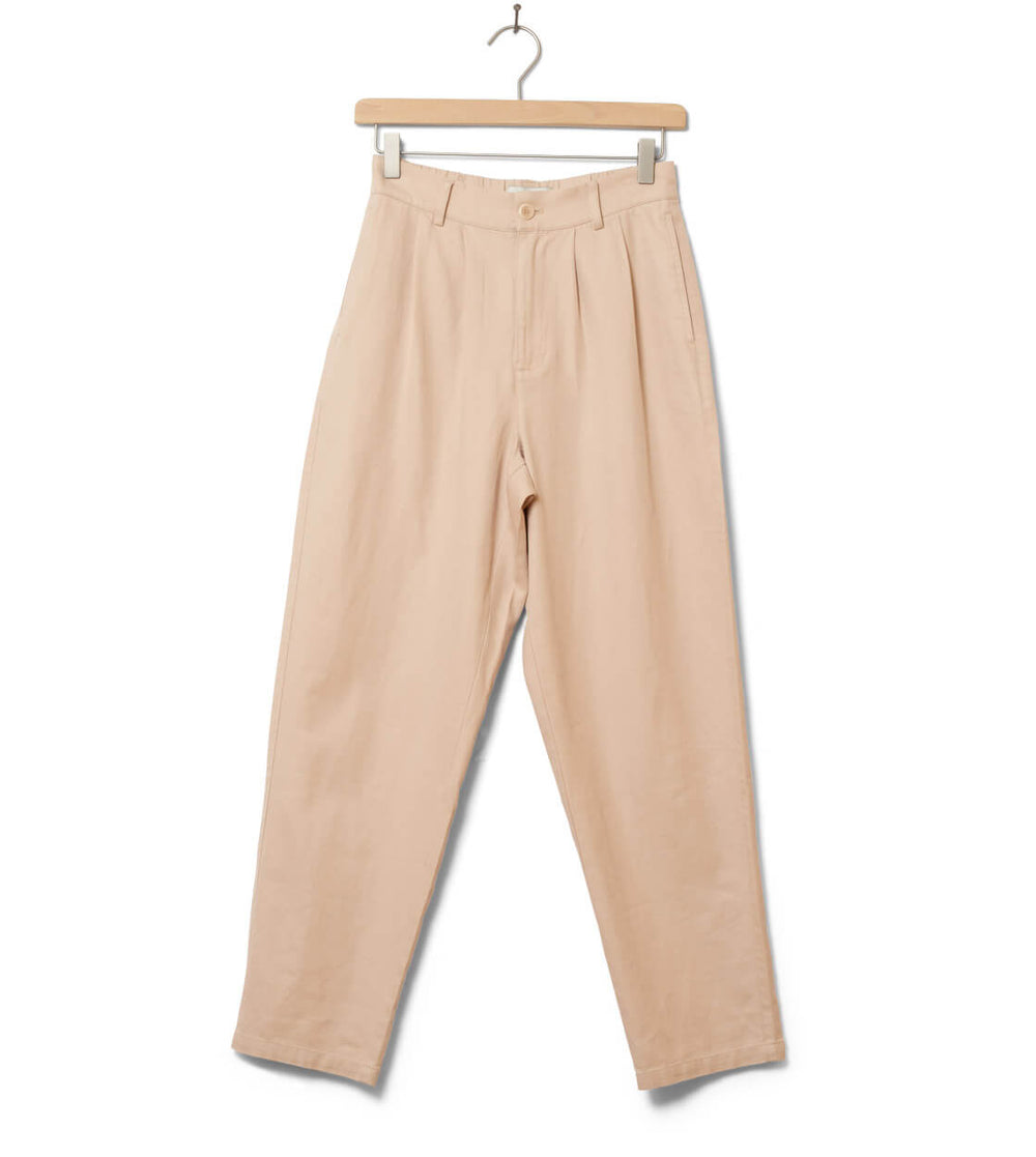 Thinking Mu W Pants Rina Hemp beige pearl