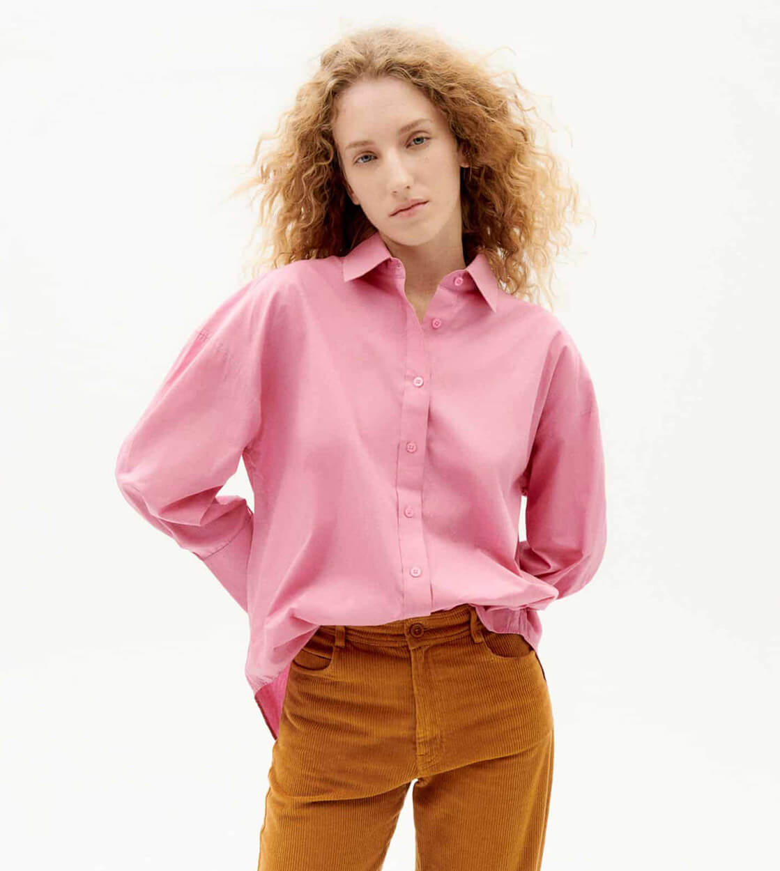 Thinking Mu W Shirt Carangi pink