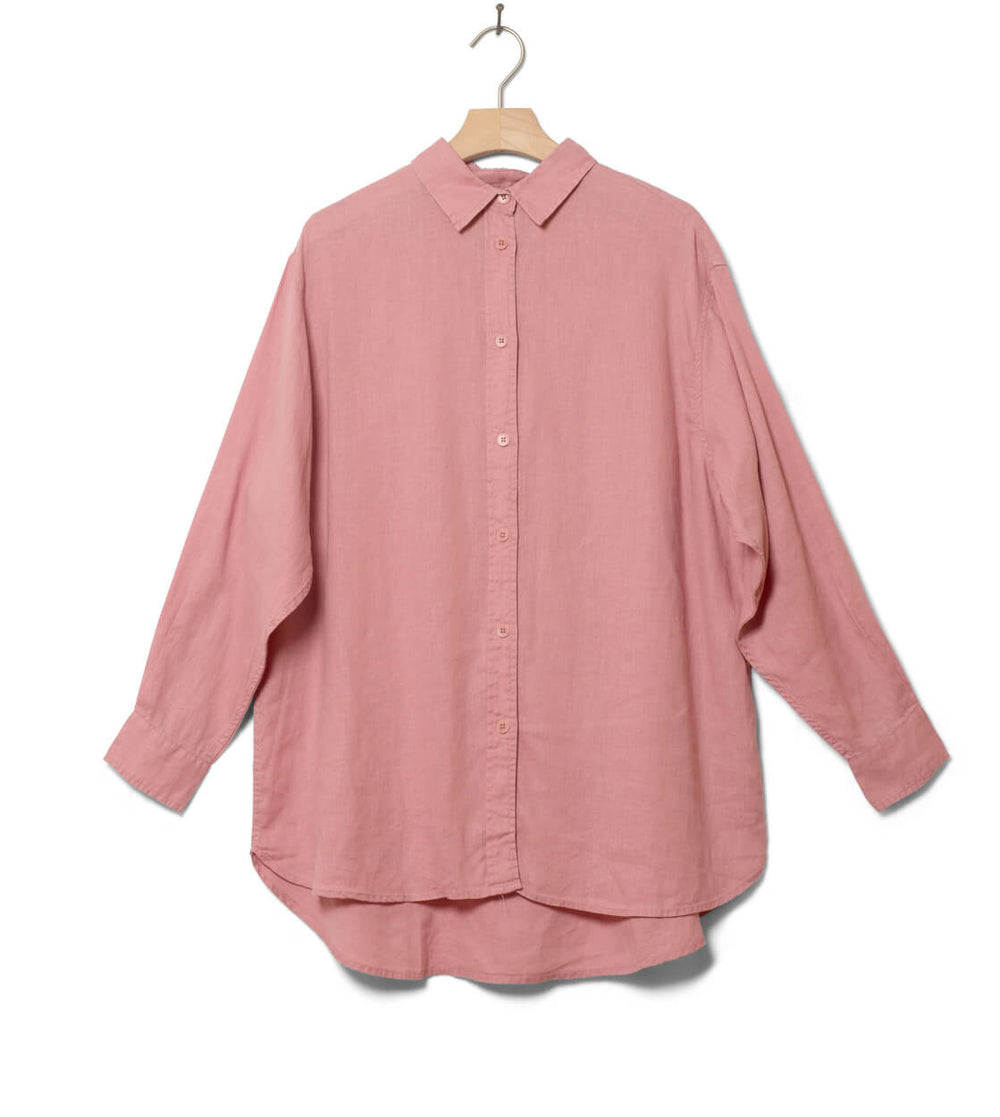 Thinking Mu W Shirt Gia Hemp pink