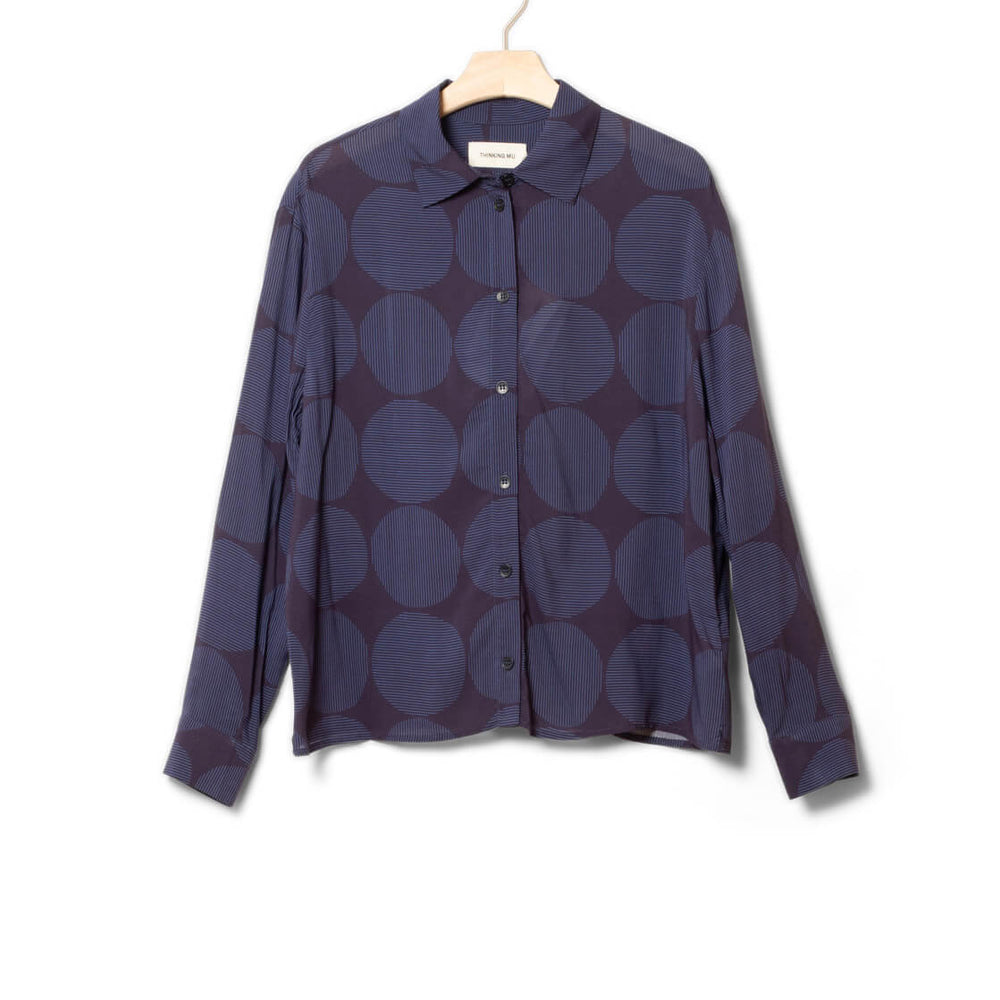 Thinking Mu W Shirt Kati blue japan