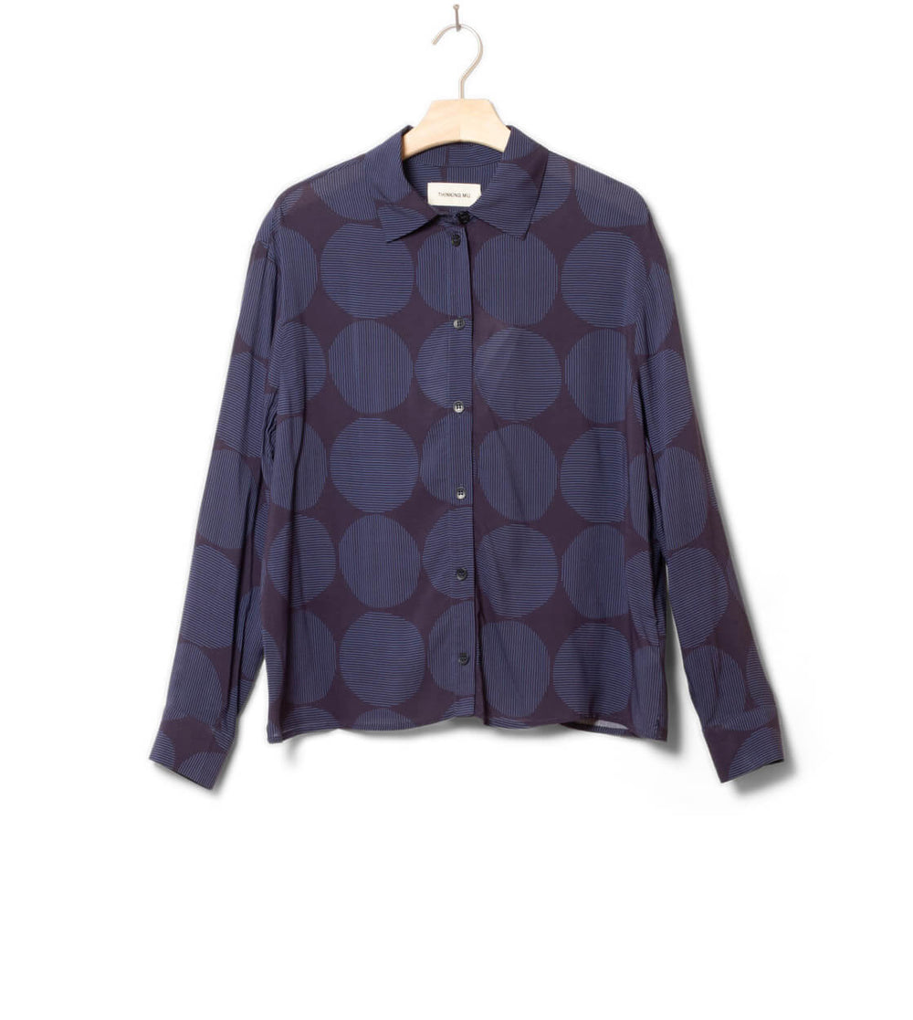 Thinking Mu W Shirt Kati blue japan