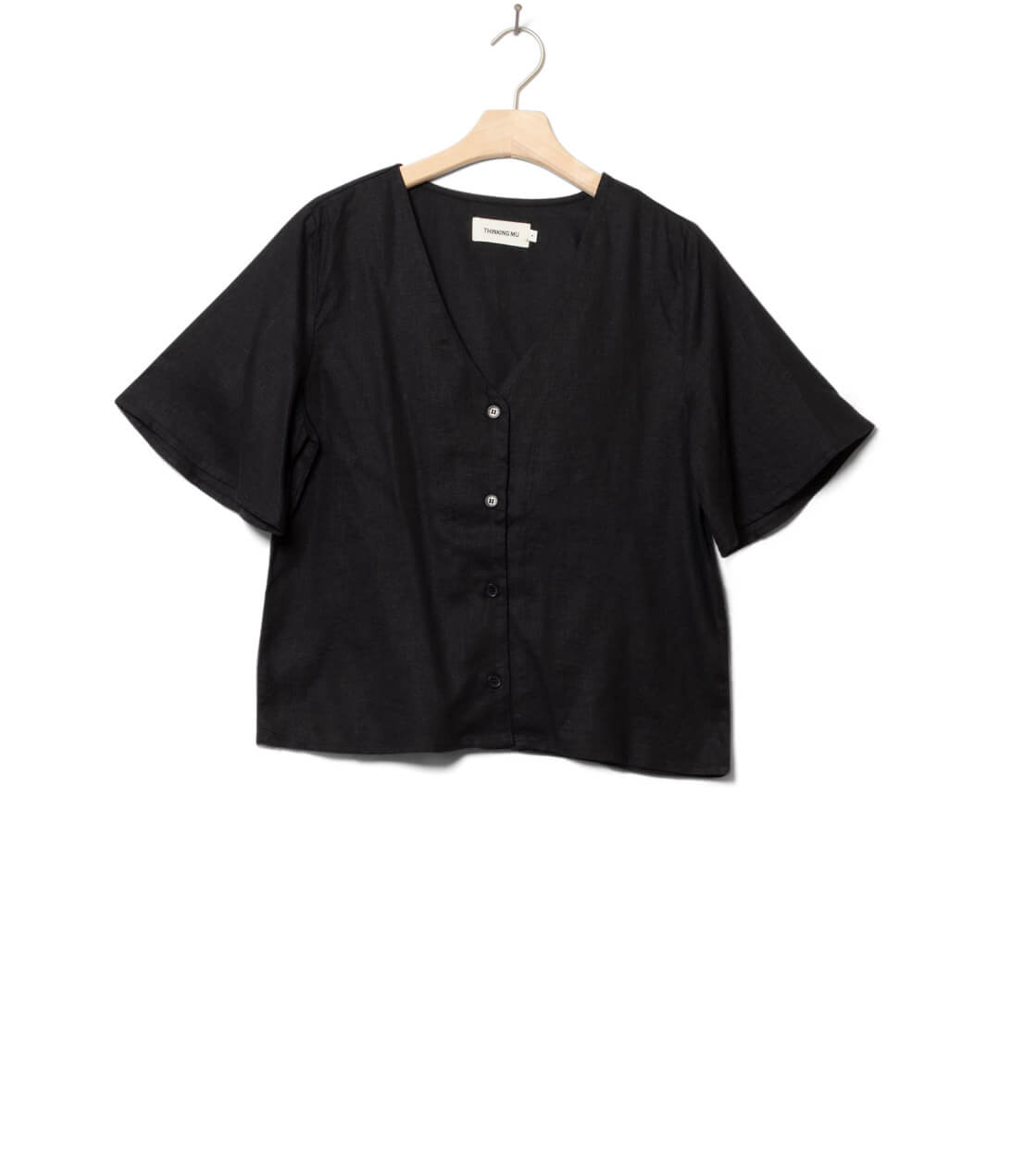 Thinking Mu W Shirt Libelula Hemp black