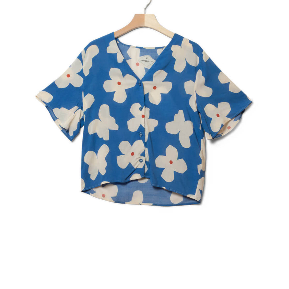 Thinking Mu W Shirt Libelula blue big butterfly