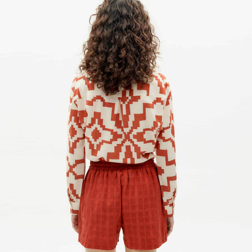 
                      
                        Thinking Mu W Shorts Geranio red orangered cuadrito
                      
                    