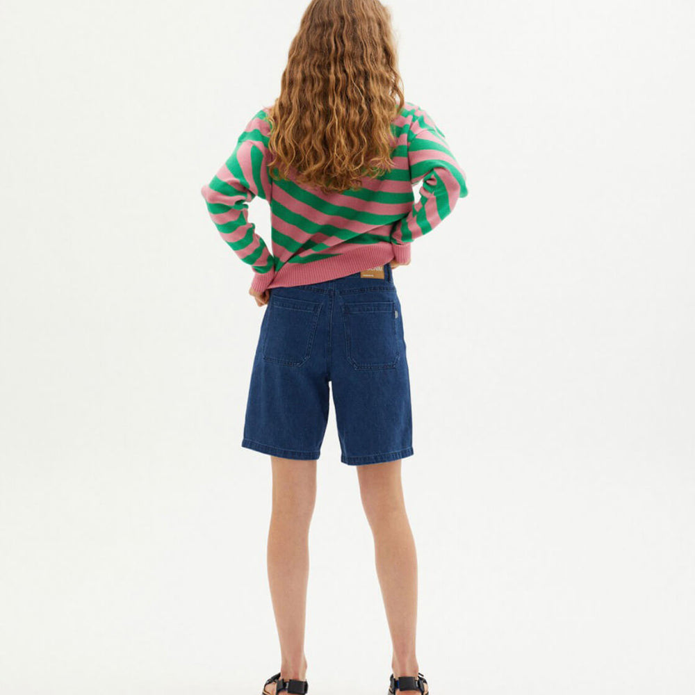 
                      
                        Thinking Mu W Shorts Jasmine blue hemp denim
                      
                    