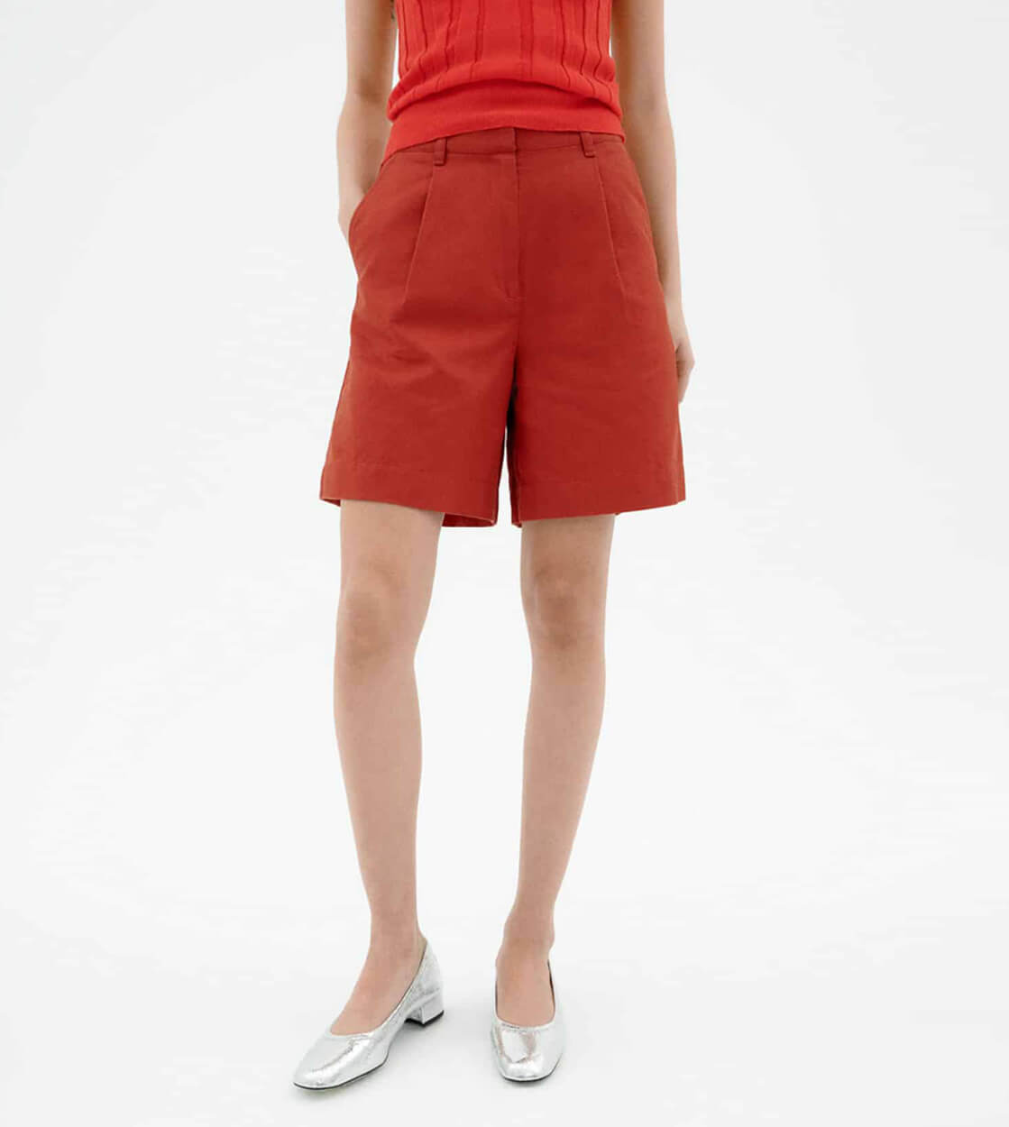 Thinking Mu W Shorts Lia red clavel