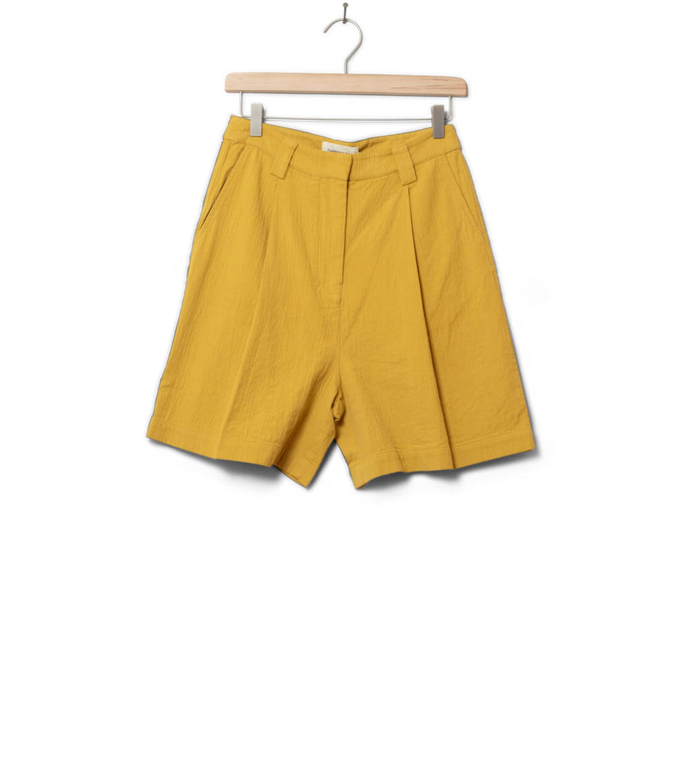 Thinking Mu W Shorts Lia yellow ambar crinkled