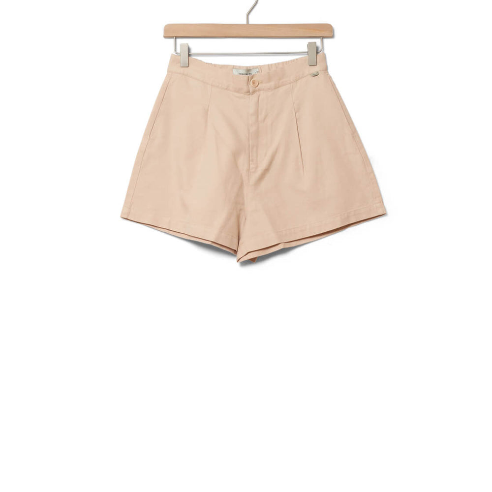 Thinking Mu W Shorts Narciso Hemp beige pearl