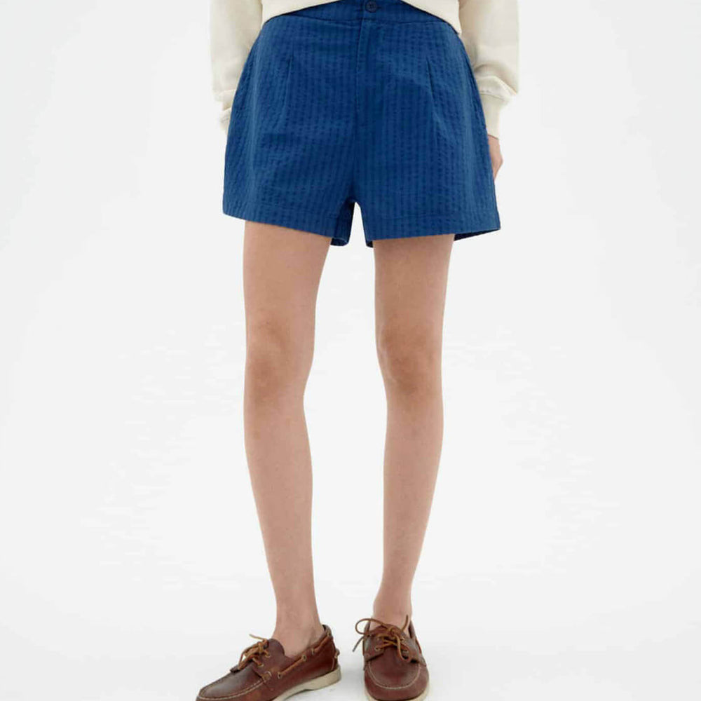 Thinking Mu W Shorts Narciso blue cobalt