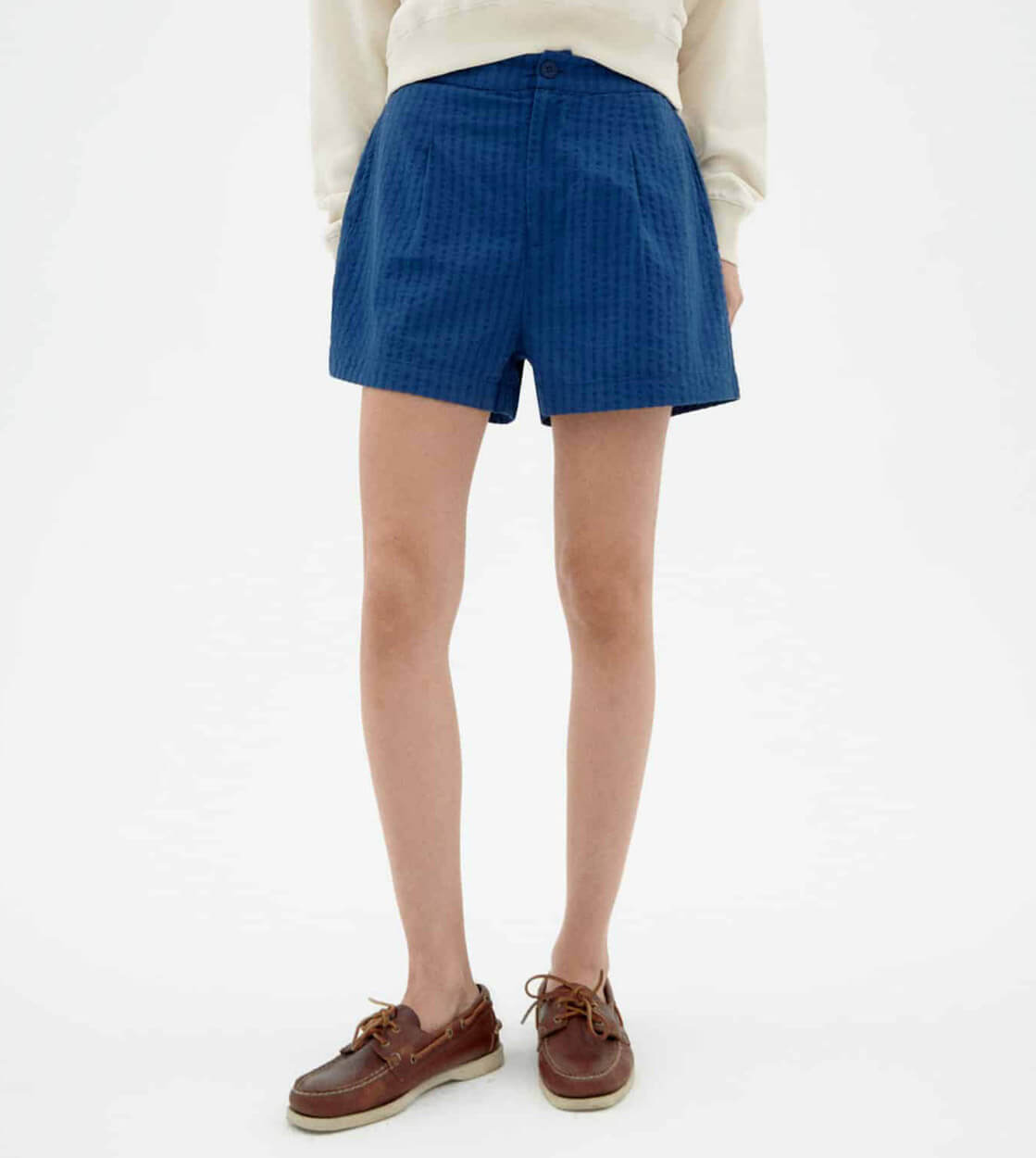 Thinking Mu W Shorts Narciso blue cobalt