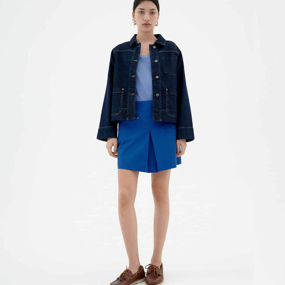 
                      
                        Thinking Mu W Skirt Mabel blue indigo
                      
                    